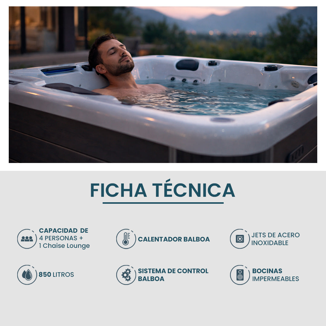 Tina Lecce | Hidromasaje para 5 Personas