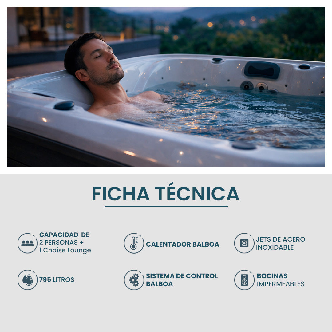 Tina Parma | Hidromasaje para 3 Personas