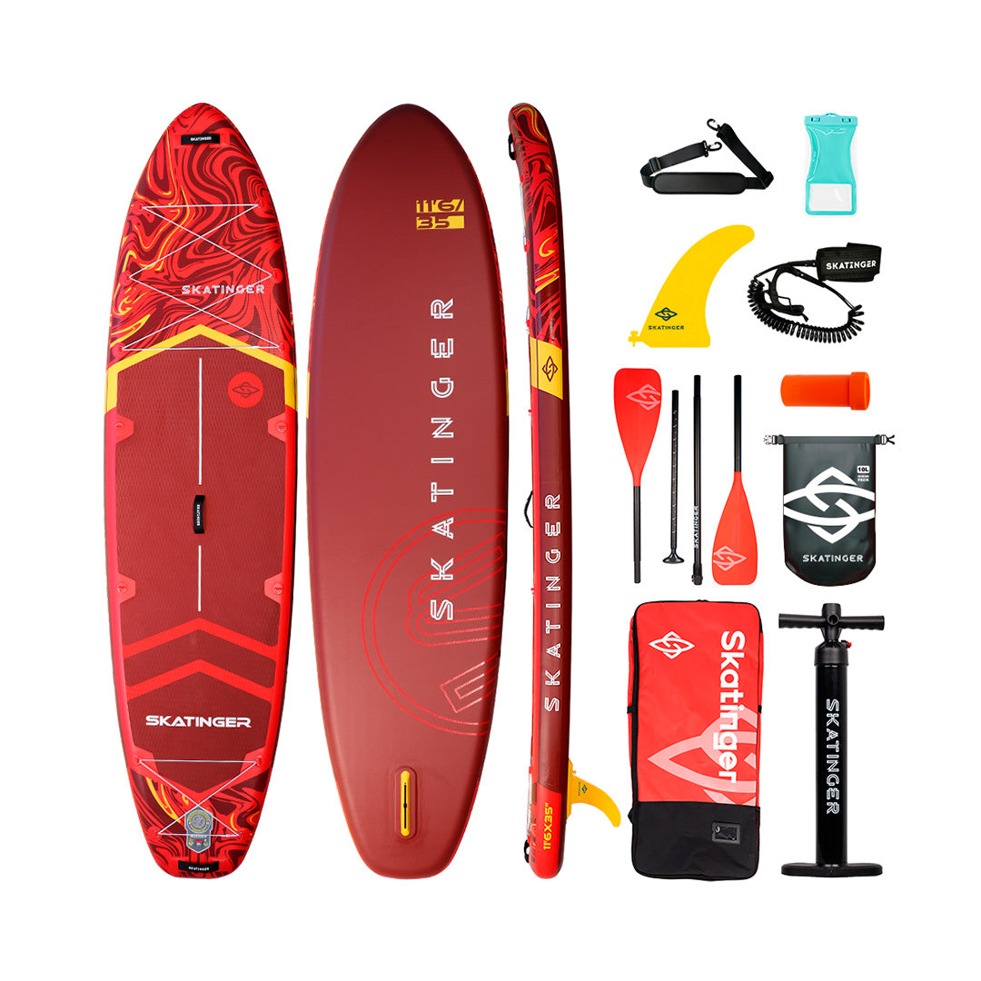 Paddle Board Inflable Magma Red 11’6” con Accesorios