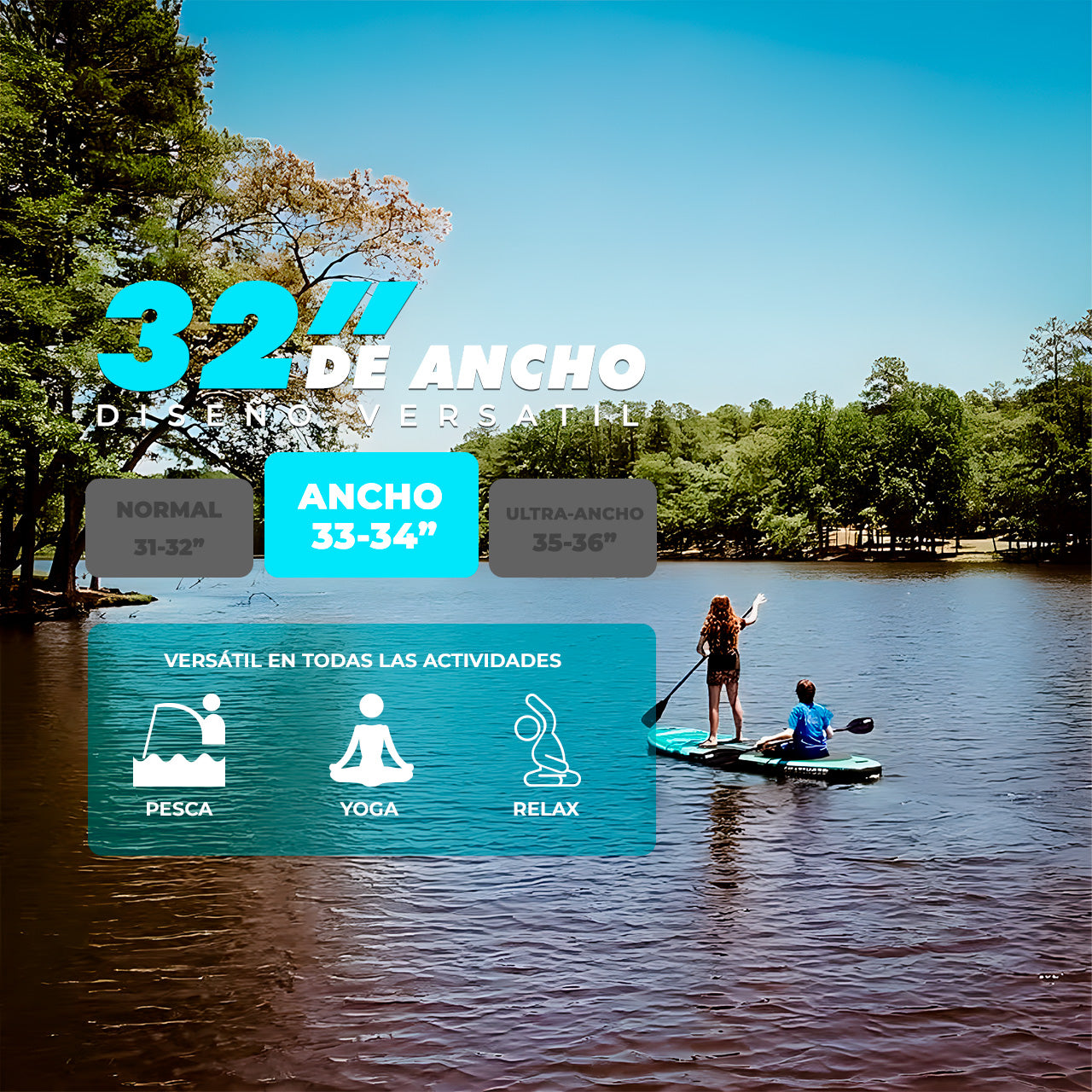 Paddle Board Inflable Octupus 11’ con Accesorios