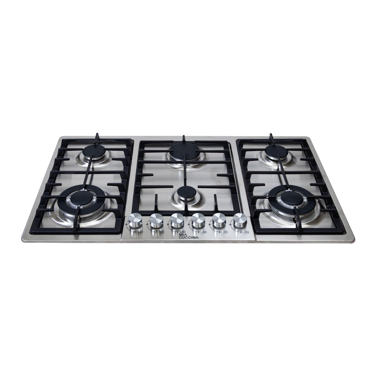 Parrilla de Gas Empotrable 86 cm de Acero Inoxidable con 6 Quemadores