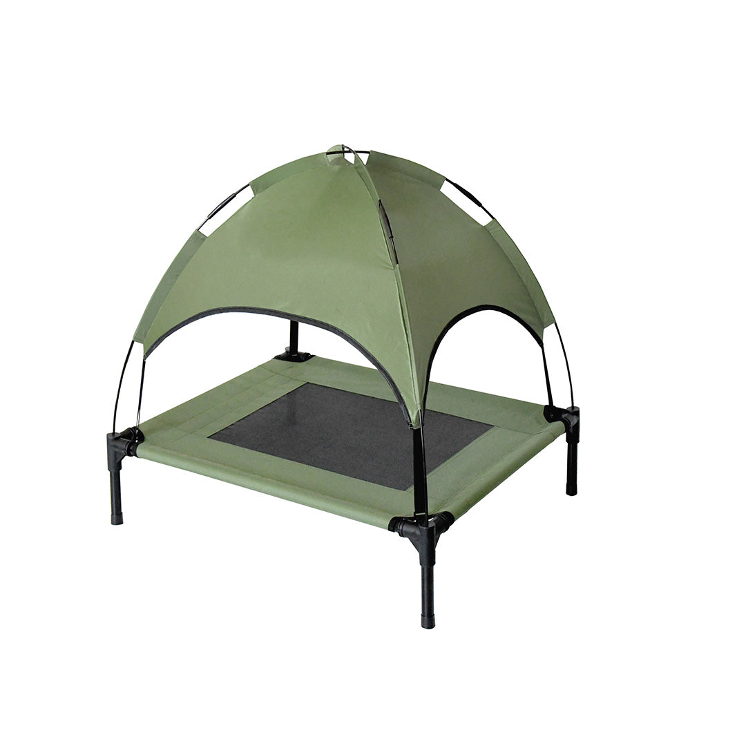 Cama Elevada con Toldo para perro, portátil