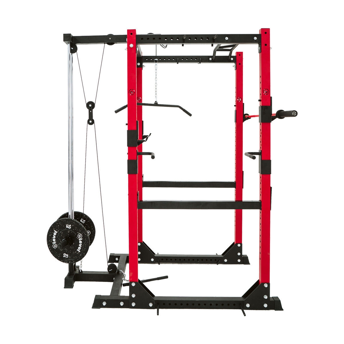 Powe Rack Delta Jaula Para Sentadillas Olímpica Dominadas