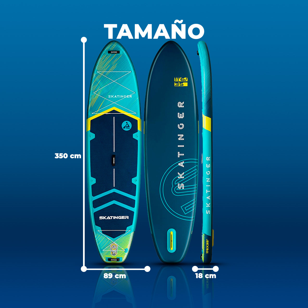 Paddle Board Inflable Prana Light Blue 11’6” con Accesorios