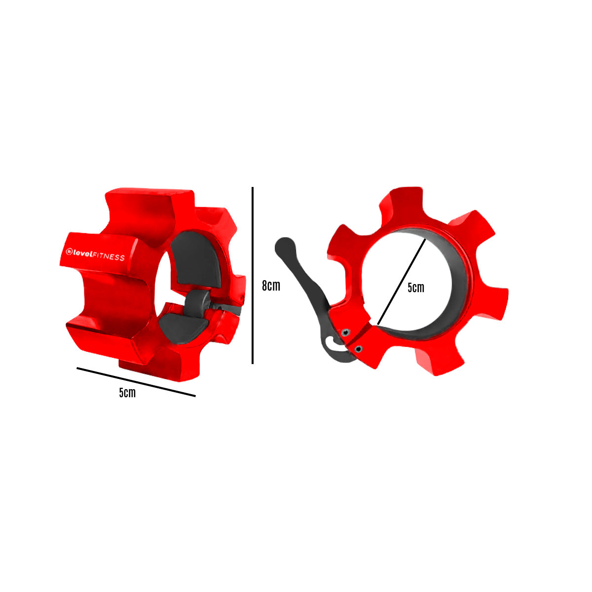 Seguros de Aluminio Para Barra Olimpica