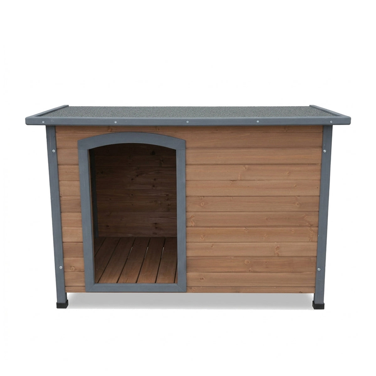 Casa para Perro LENA | Refugio de Madera con Techo Inclinado