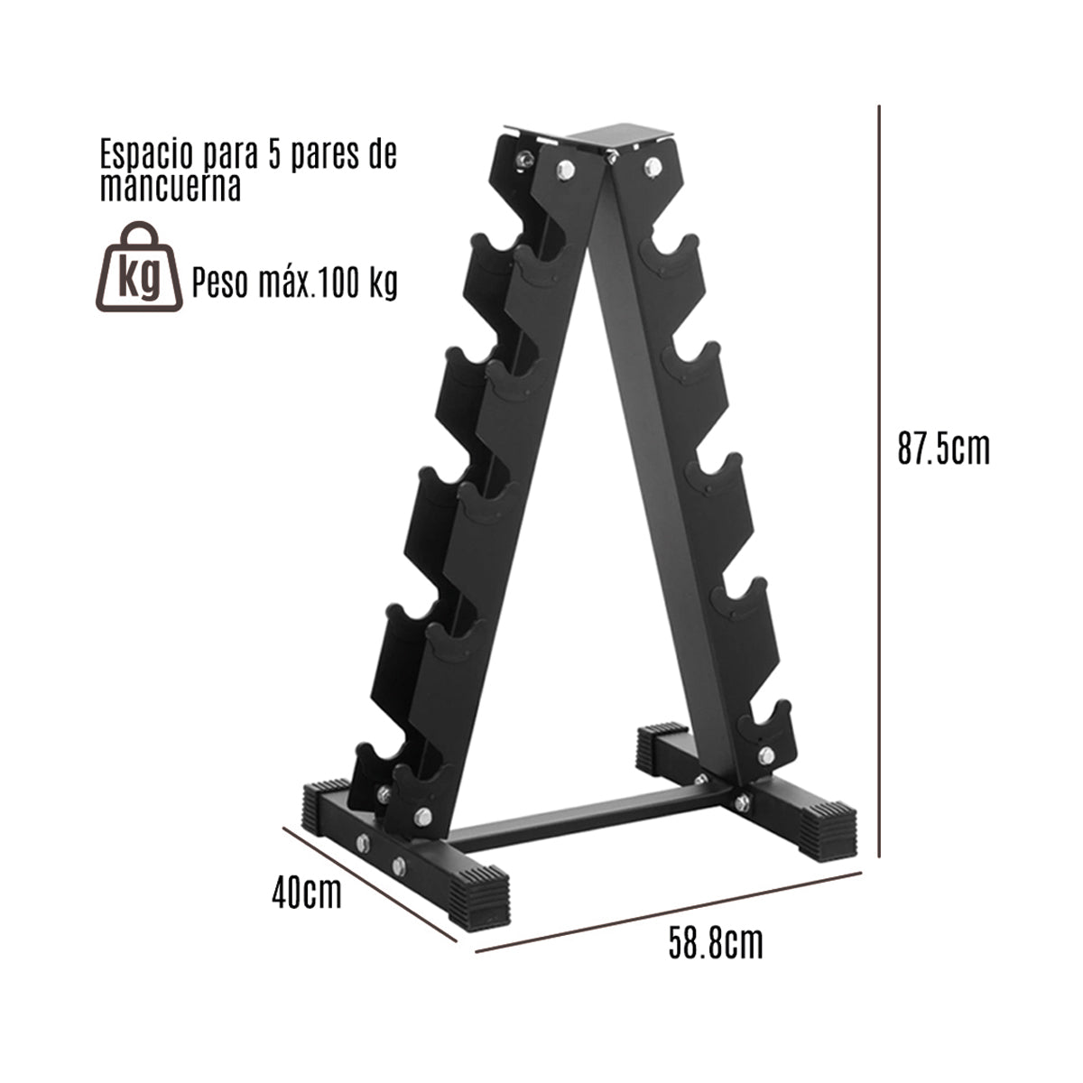 Rack para Mancuernas