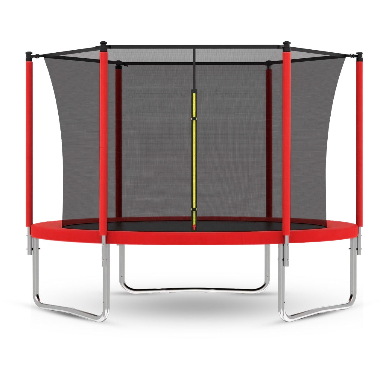 Trampolín Recto con Red de Seguridad para Exterior