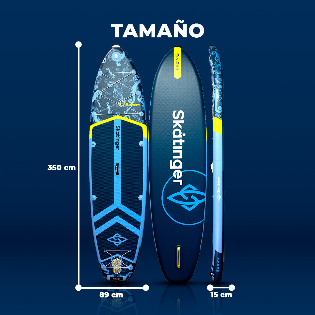 Paddle Board Inflable Sea Rider 11’6” con Accesorios