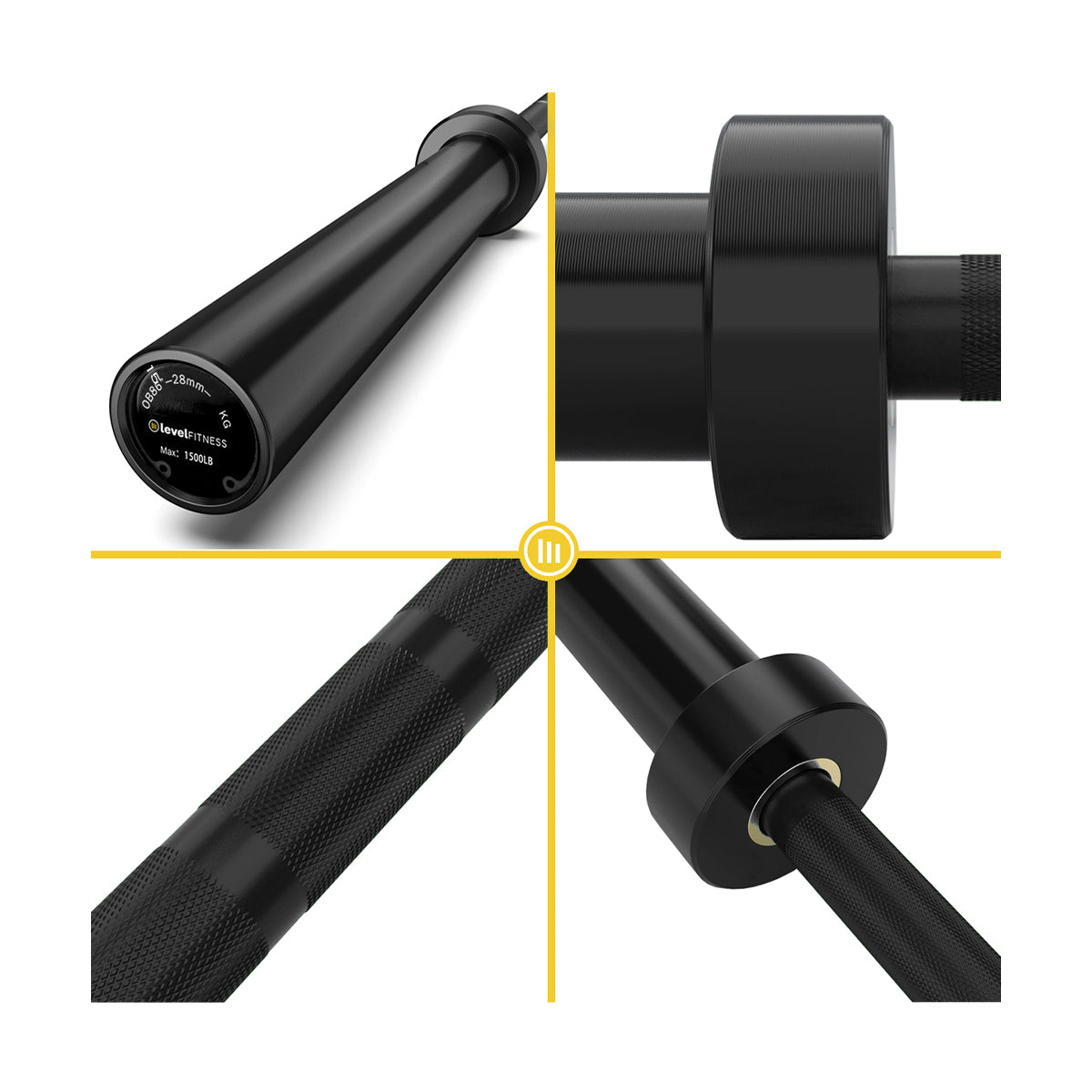 Barra Olimpica Cerakote Colores 15kg Crossfit