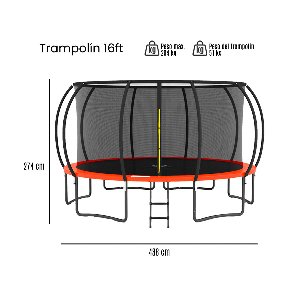 Trampolín Pumpkin