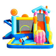Brincolín Inflable Acuático Infantil Tienditaland con Soplador 450W y Conexión de Agua