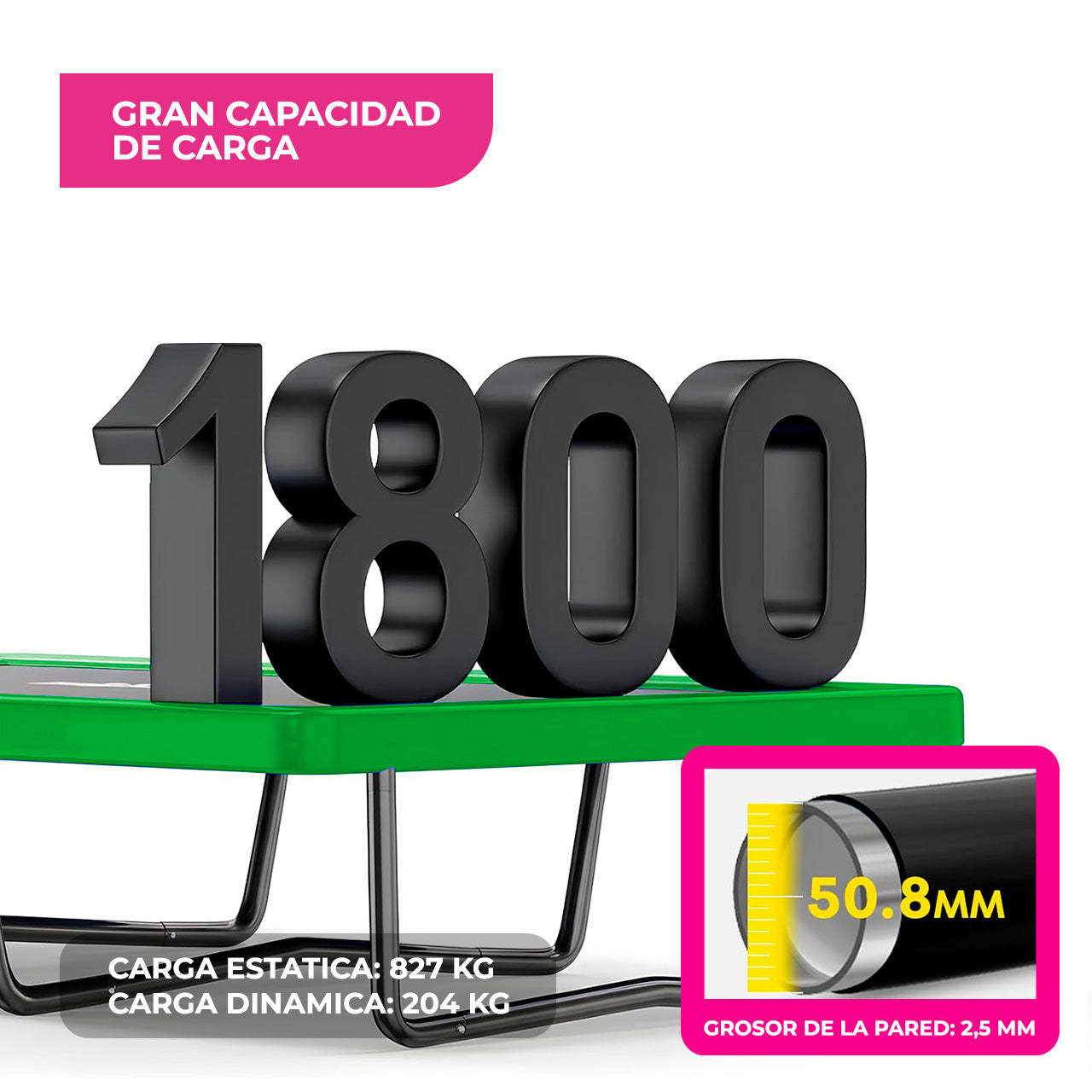 Trampolín Rectangular No-Gap para Exterior