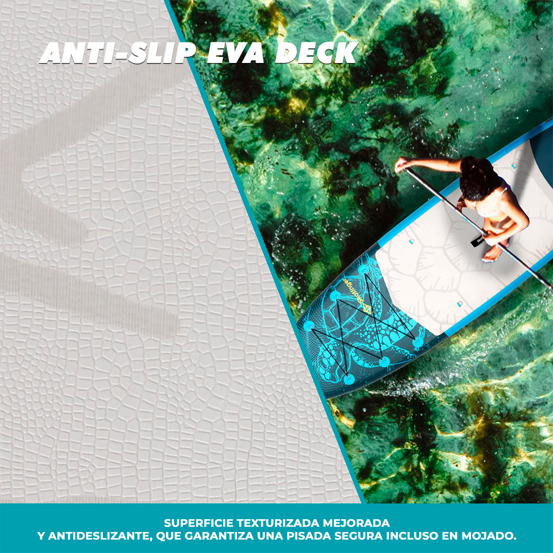 Paddle Board Inflable Turtle 2026 10’6” con Accesorios
