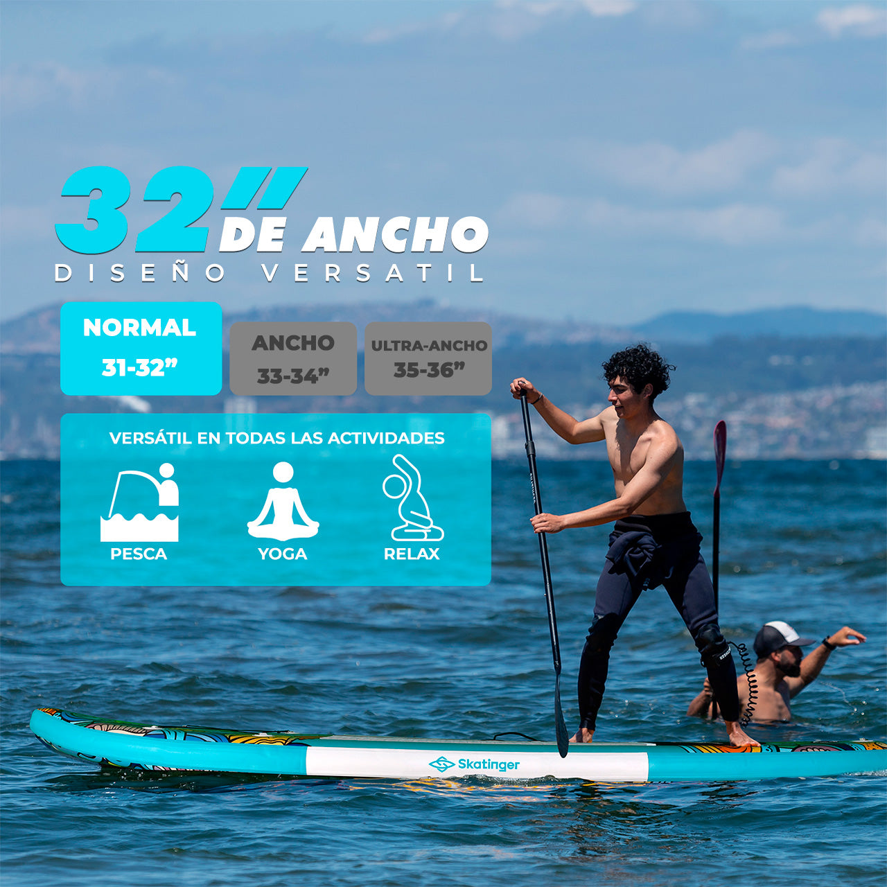 Paddle Board Inflable Undine 11’6” con Accesorios