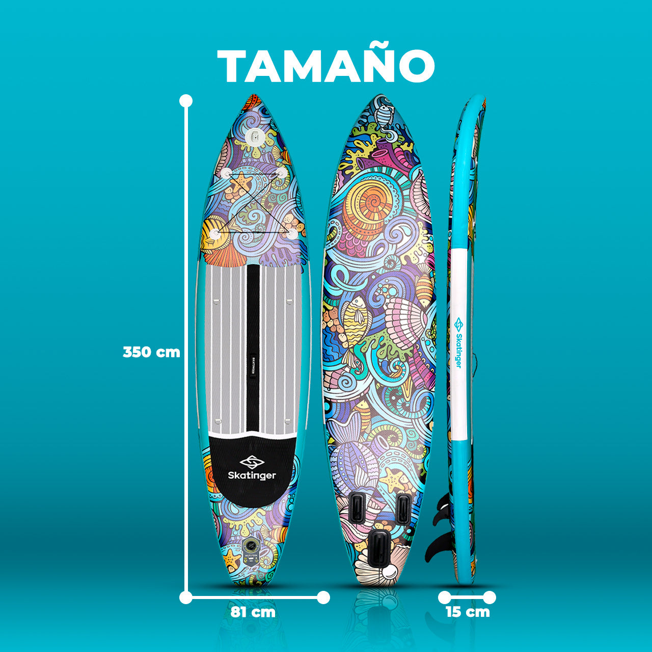 Paddle Board Inflable Undine 11’6” con Accesorios