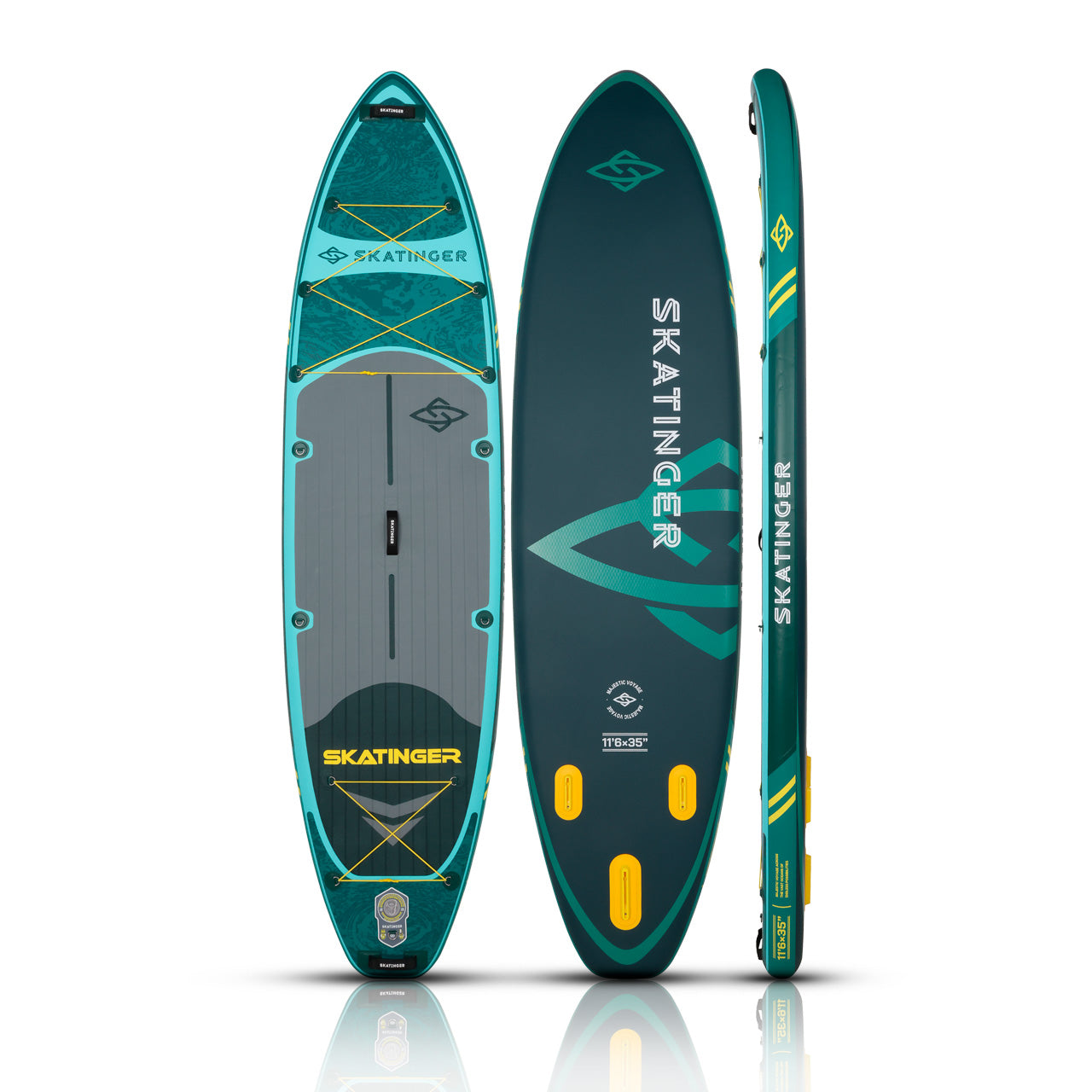Paddle Board Inflable Wave Green / Silver 2026 11’6” con Accesorios