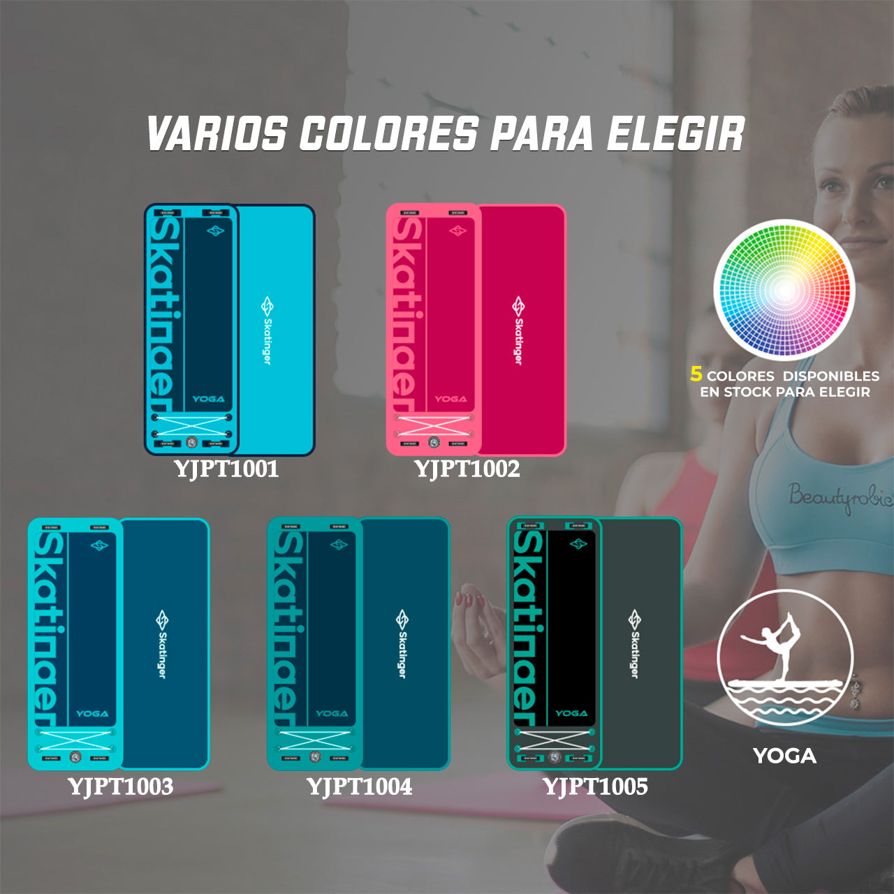 Yoga Mat Inflable para Agua con Accesorios